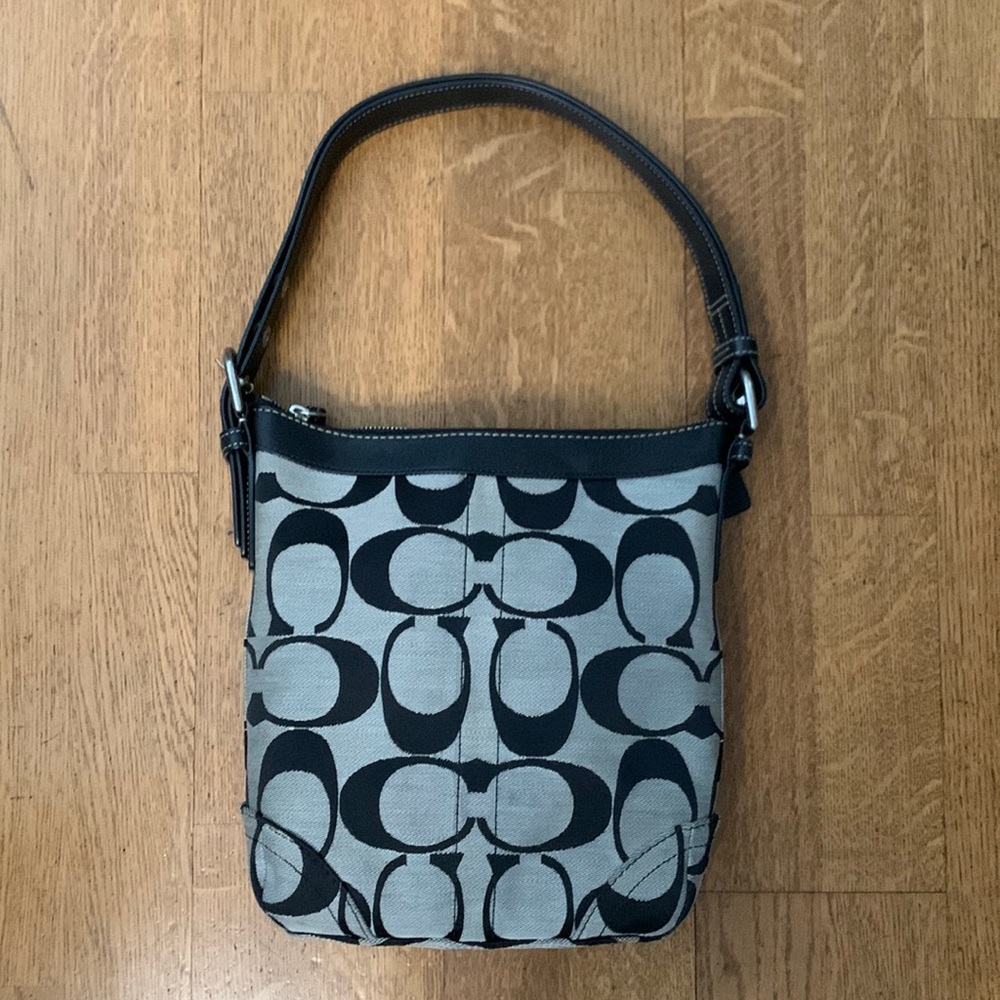 Coach Black / Tan Bag